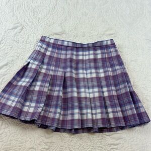 Rewind purple pleated school girl skirt women’s large